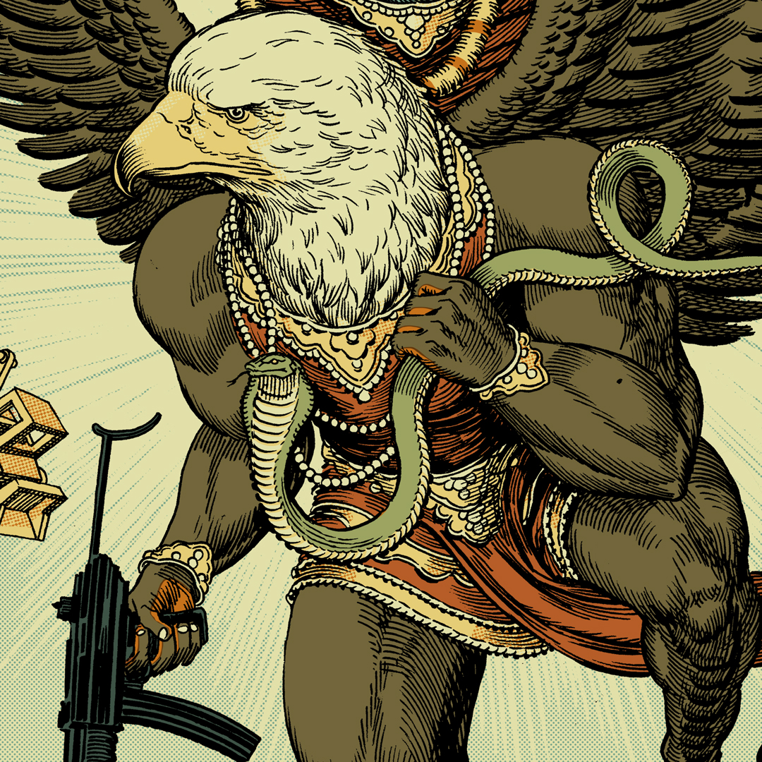 Garuda Detail | Ravi Zupa