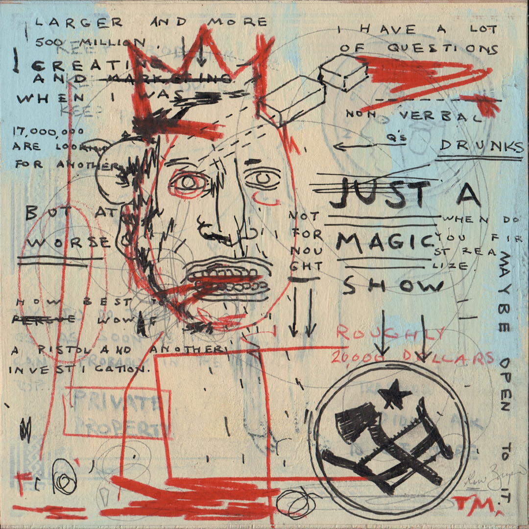 Basquiat and Reggie Watts | Ravi Zupa