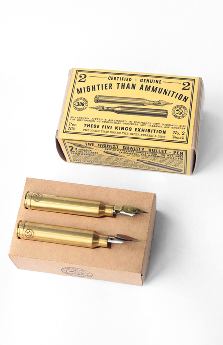 The Pen is Mightier than Bullets